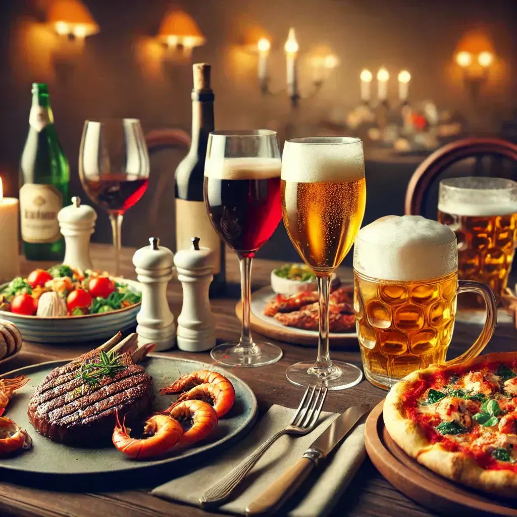 Wein vs. Bier: Was passt besser zum Essen? - Kochschein