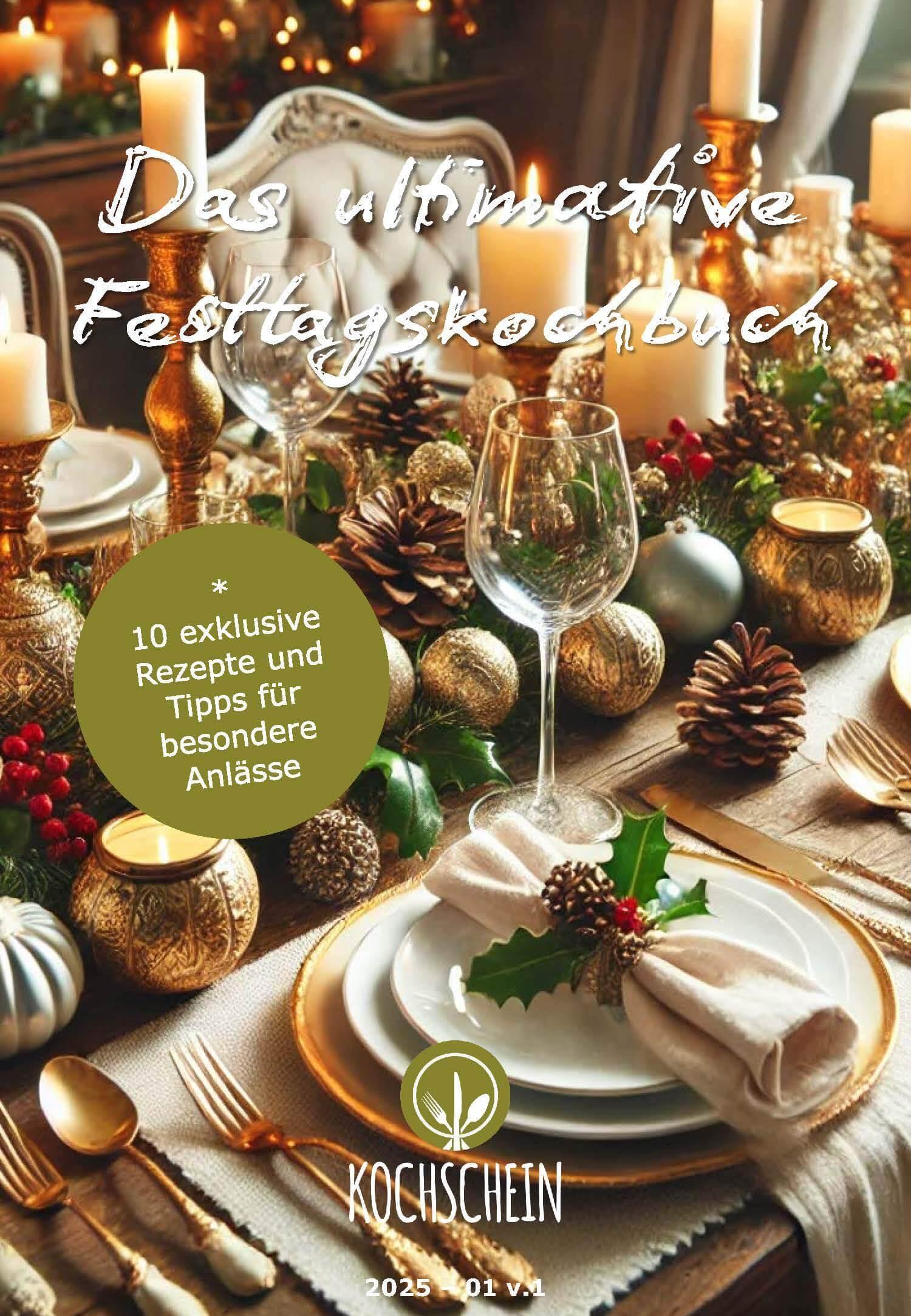 Digitales Kochbuch & Malbuch & Poster | einfach downloaden - Kochschein