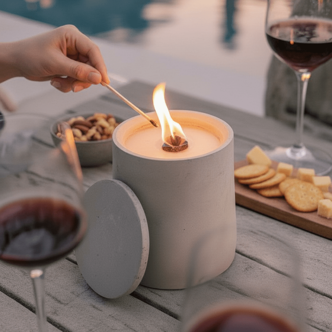 Dauerfeuer Kerze CLARUS Outdoor