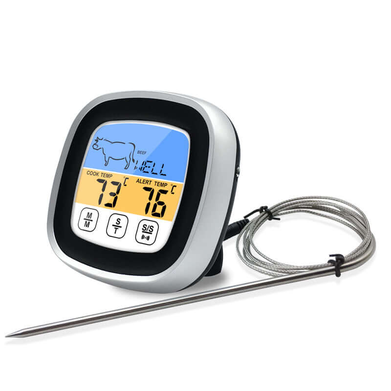 Digitales Touch-Thermometer für Kueche und Grill (2 Farben) nur €14.90 - Kochschein