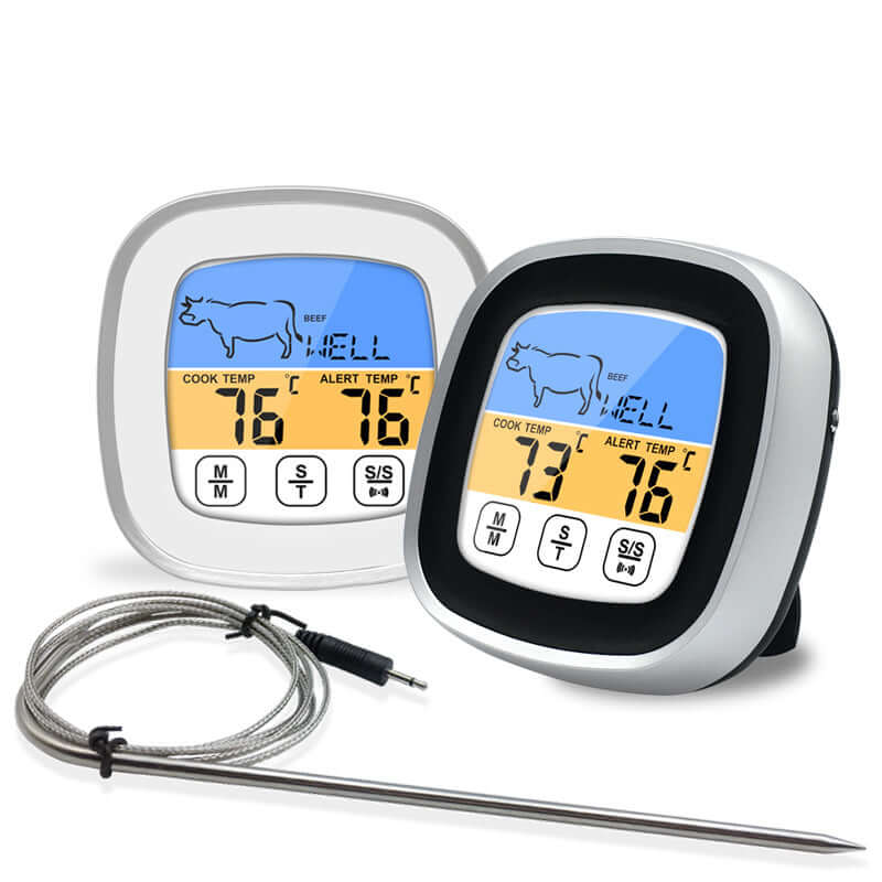 Digitales Touch-Thermometer für Kueche und Grill (2 Farben) nur €14.90 - Kochschein