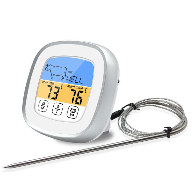 Digitales Touch-Thermometer für Kueche und Grill (2 Farben) nur €14.90 - Kochschein