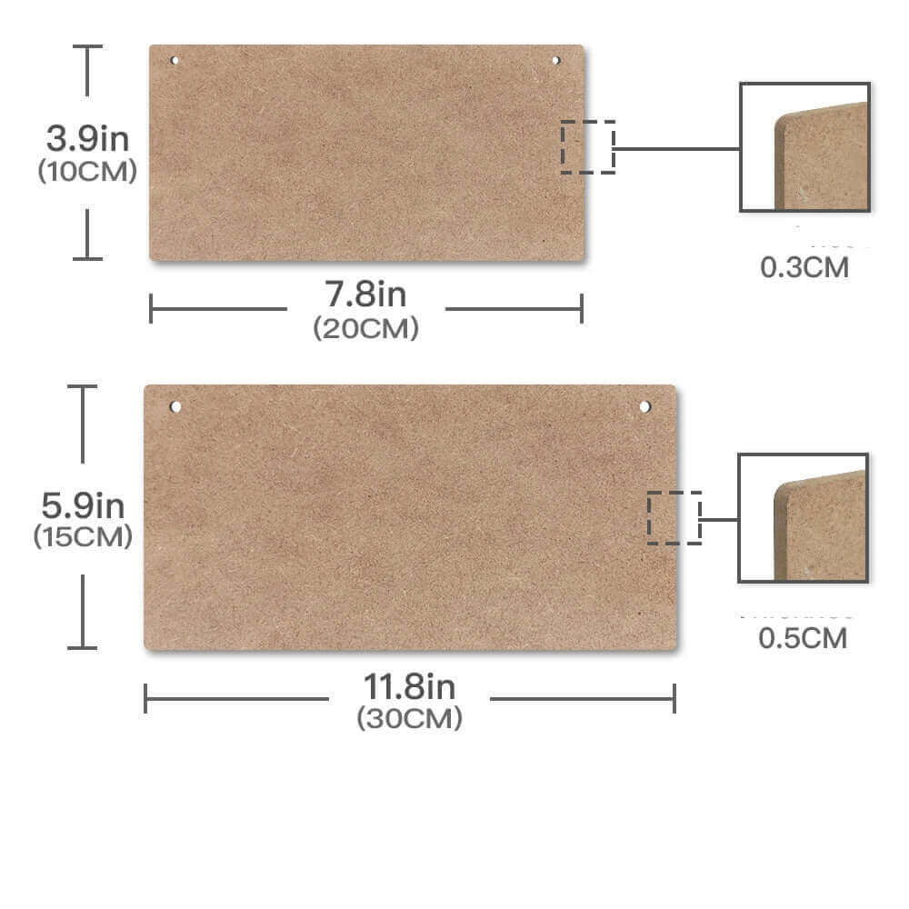 Kleine Holzschilder mit lustigen Sprüchen für Zuhause nur €8.90