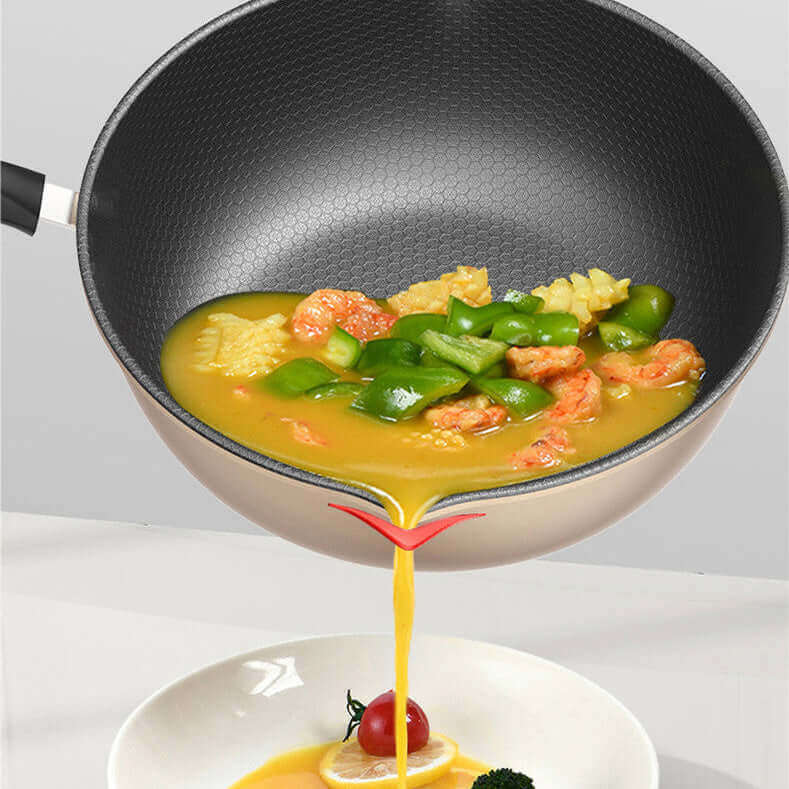 Honigwaben-Wok mit Ausguss | Hot (verschiedene Größen) nur €29.90