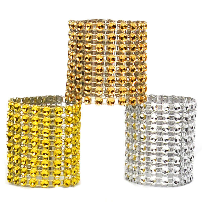 NAPKIN RINGS Luxus Servietten Ring Set - 10 Stück (viele Farben) nur €19.50