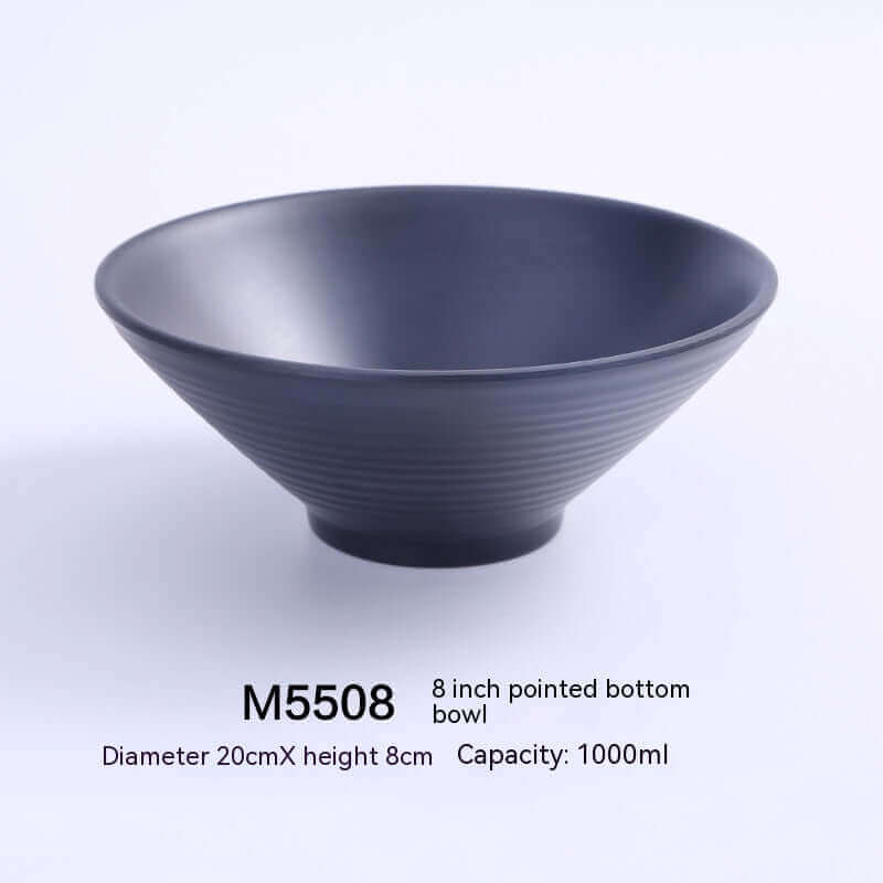 Schwarze Melamin-Suppenschüssel Set | Bowl (vier Größen) nur €12.90