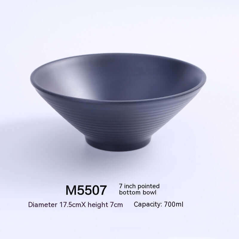 Schwarze Melamin-Suppenschüssel Set | Bowl (vier Größen) nur €11.90