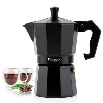 RAINBEAN Espressokocher Aluminium Geschenkset mit 2 Tassen ab €33.50