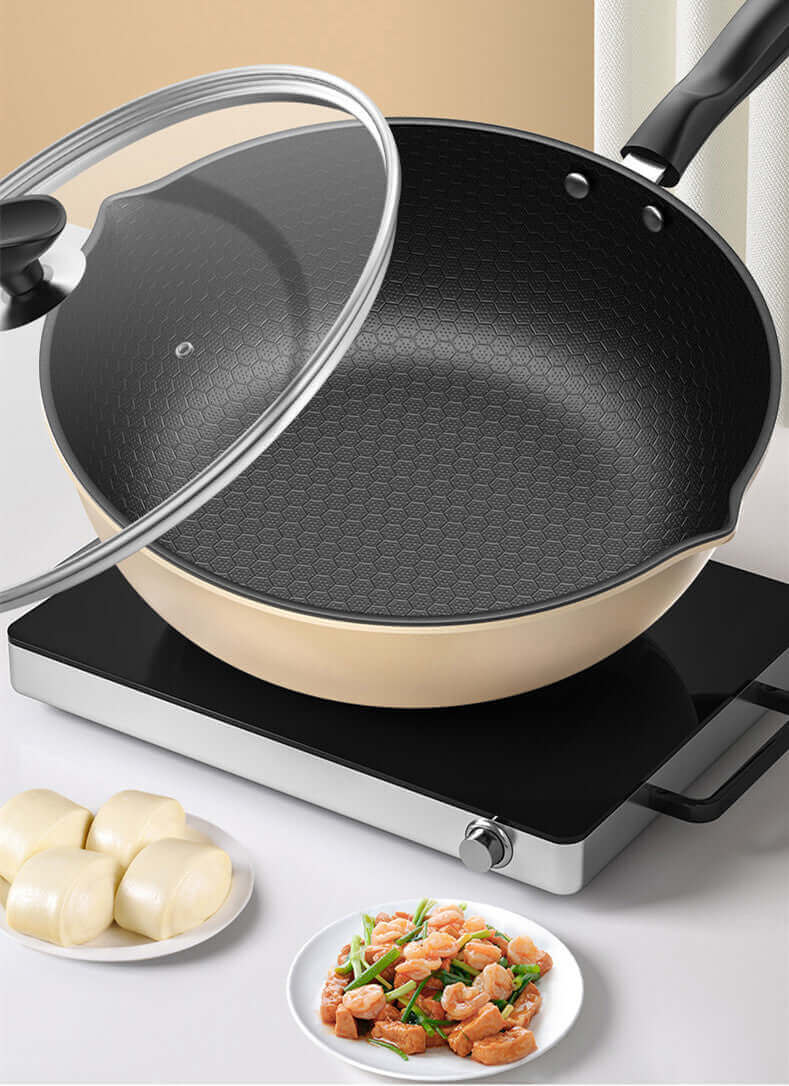 Honigwaben-Wok mit Ausguss | Hot (verschiedene Größen) nur €29.90