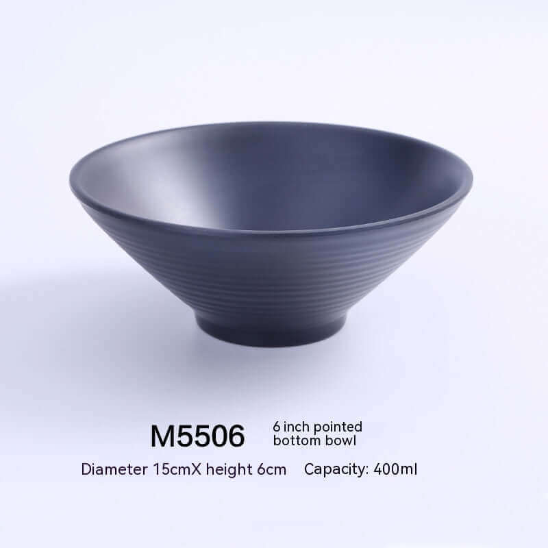 Schwarze Melamin-Suppenschüssel Set | Bowl (vier Größen) nur €10.90