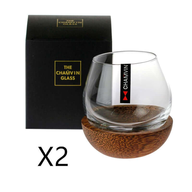 Whisky Glas SHAKER - mit Holzuntersetzer nur €29.90