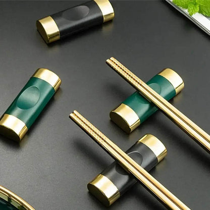 Luxuriöse Ablage für Sushi-Stäbchen - Essstäbchen (7 Varianten) - Kochschein
