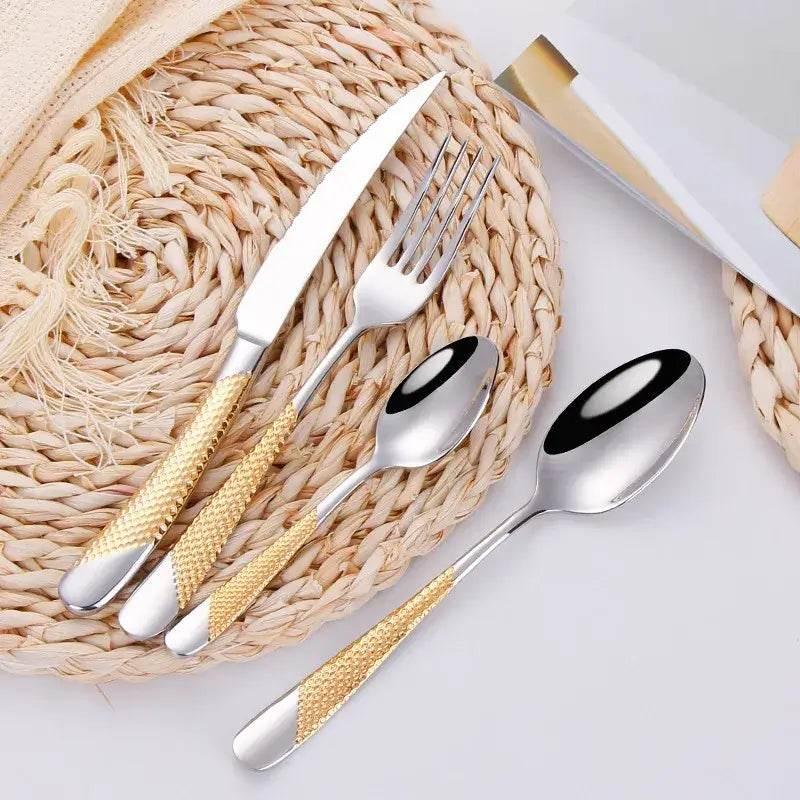 Besteckset 18/10 Edelstahl | DEKOR (zwei Varianten und Sets) - Kochschein