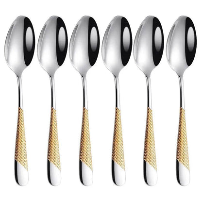 Besteckset 18/10 Edelstahl | DEKOR (zwei Varianten und Sets) - Kochschein