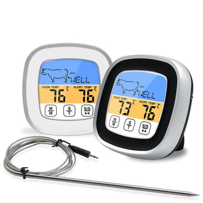 Digitales Thermometer für Backofen und Grill - Kochschein