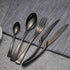 Extravagantes schwarzes Edelstahl Besteck Set (Einzeln bestellen) - Kochschein
