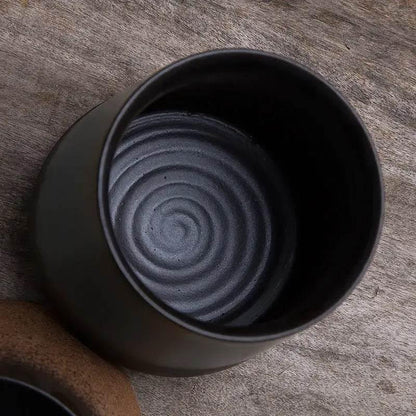 Elegante Keramiktasse mit stylischer Farboberfläche (5 Farben Varianten) - Kochschein