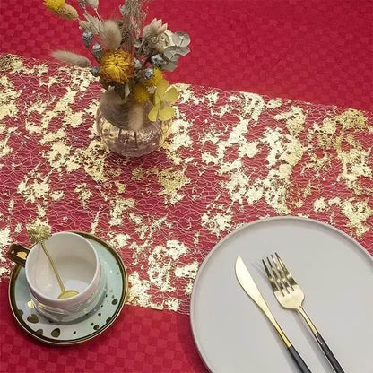 Eleganter Glitzer Tischläufer (2 Größen und 3 Farben) - Kochschein