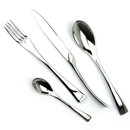 Extravagantes Edelstahl Besteckset (Silber, Gold, Rosé, Schwarz, Regenbogen) - Kochschein