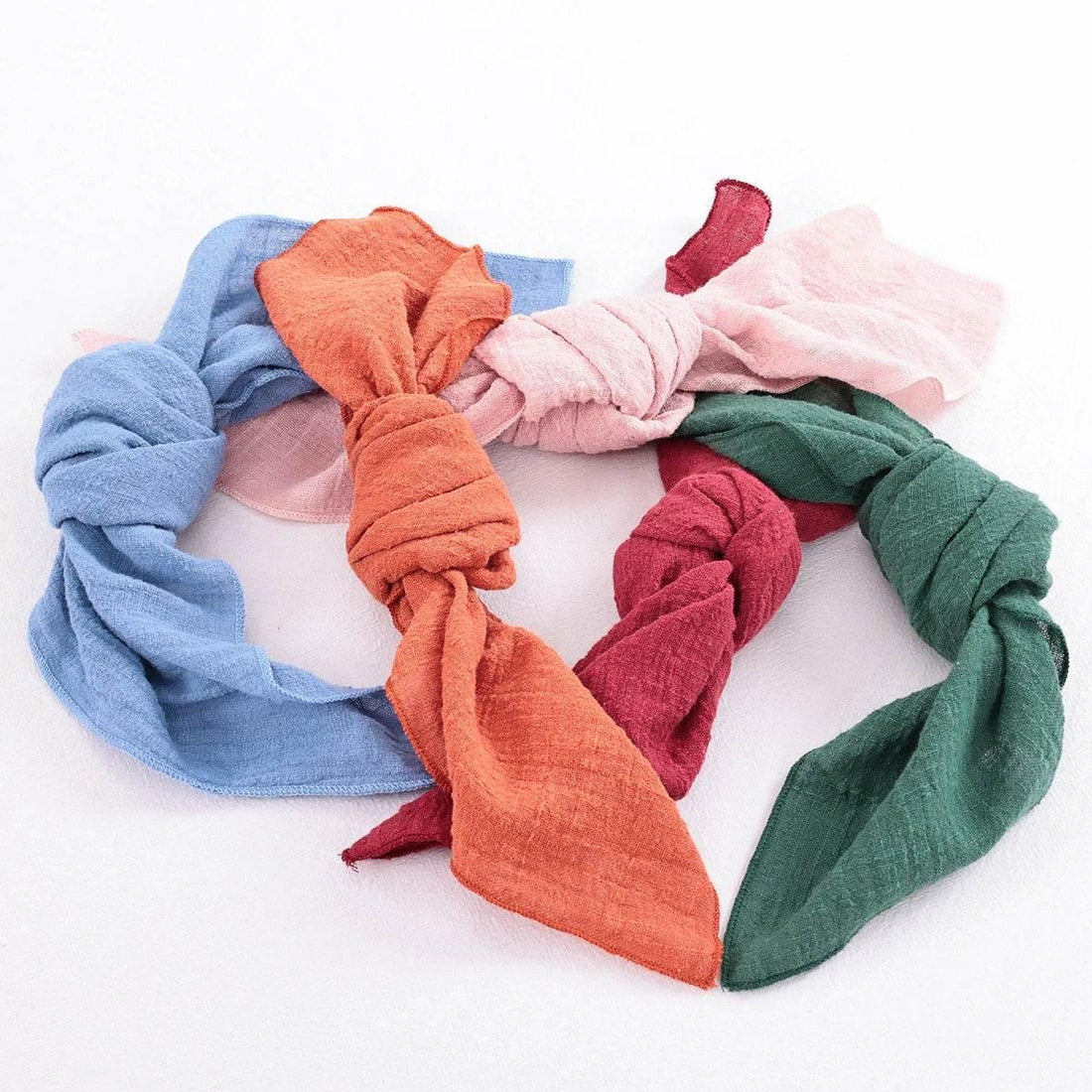 Gaze Stoffservietten 12er Set - Hochzeit & Party Dekoration (viele Farben) - Kochschein