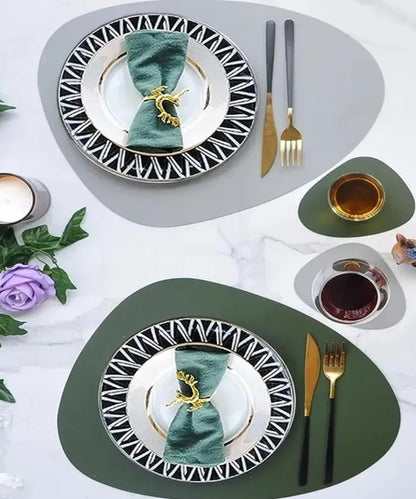 Großes Leder Tischset - Tischuntersetzer (10 Farben + Sets) NEU - Kochschein