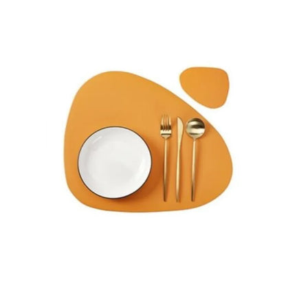 Großes Leder Tischset - Tischuntersetzer (10 Farben + Sets) NEU - Kochschein