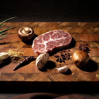 Großes Premium Akazienholz Schneidebrett (24x34x2,5 cm) - Kochschein