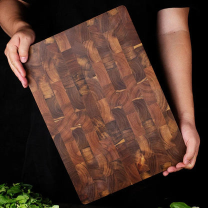 Großes Premium Akazienholz Schneidebrett (24x34x2,5 cm) - Kochschein