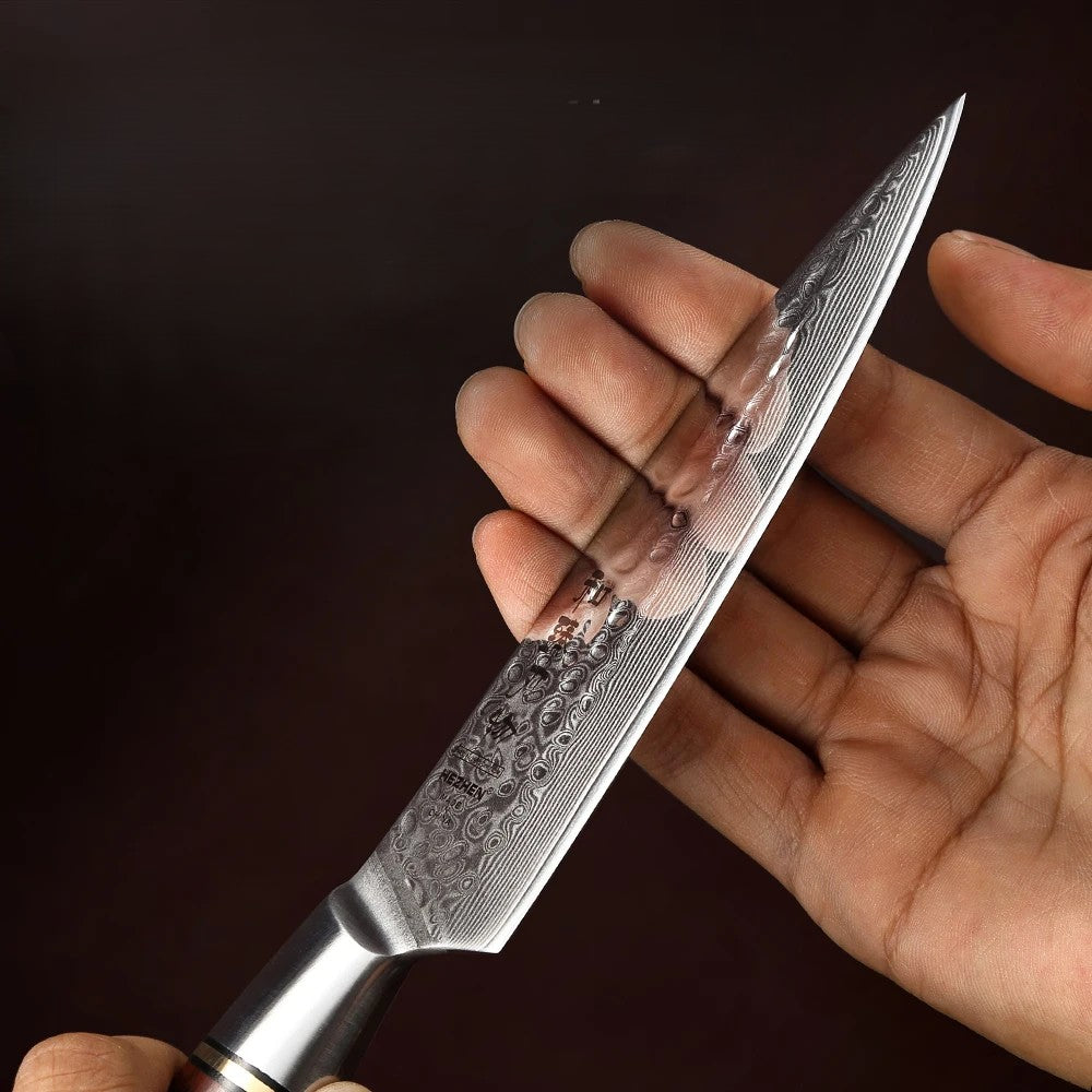 HEZHEN Damastmesser - Master Series 5 Zoll | 73-Lagen Premium Qualität
