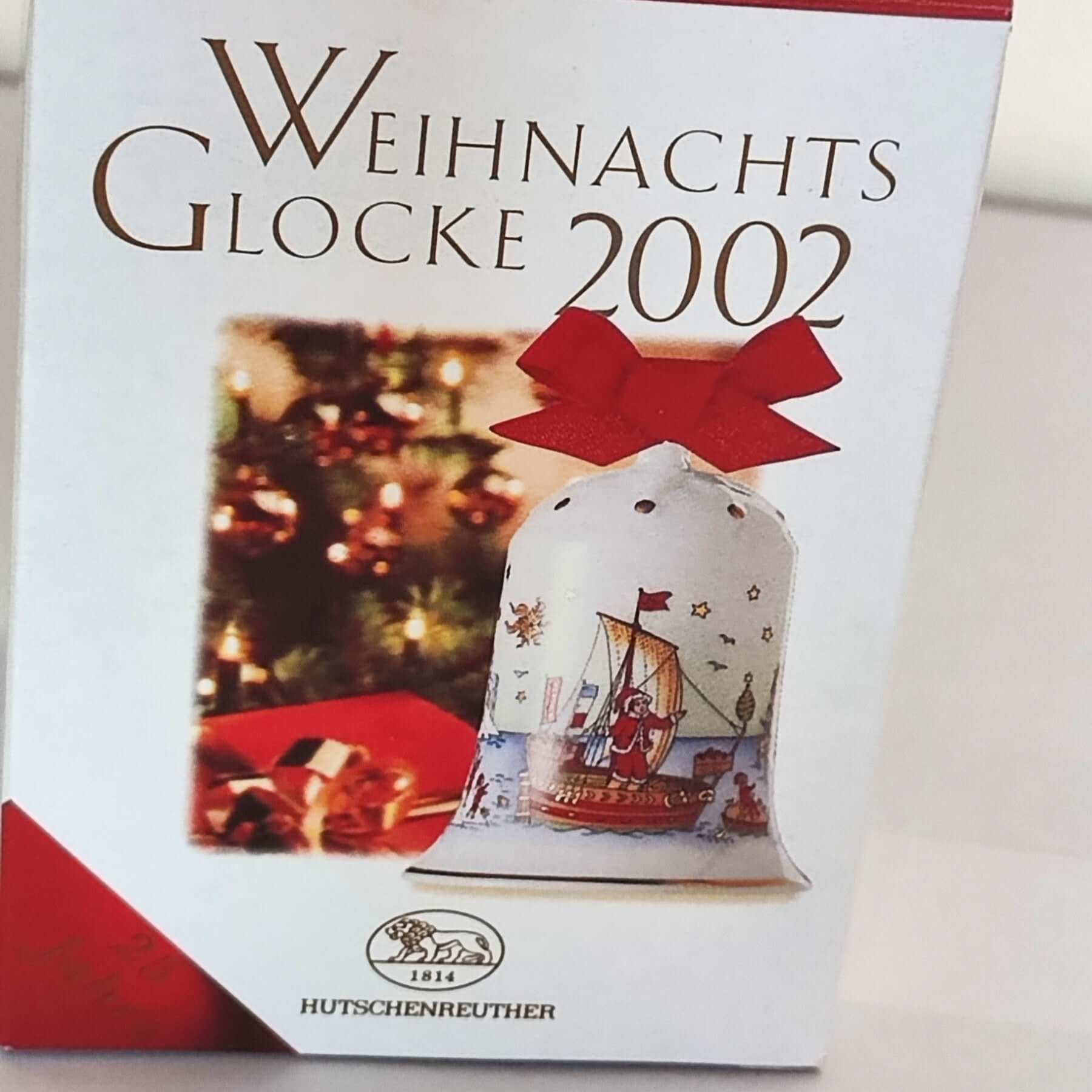 Hutschenreuther Weihnachtsglocke 2002 - Limitierte Auflage - Kochschein