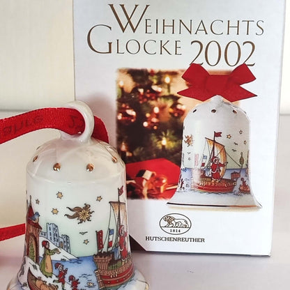 Hutschenreuther Weihnachtsglocke 2002 - Limitierte Auflage - Kochschein