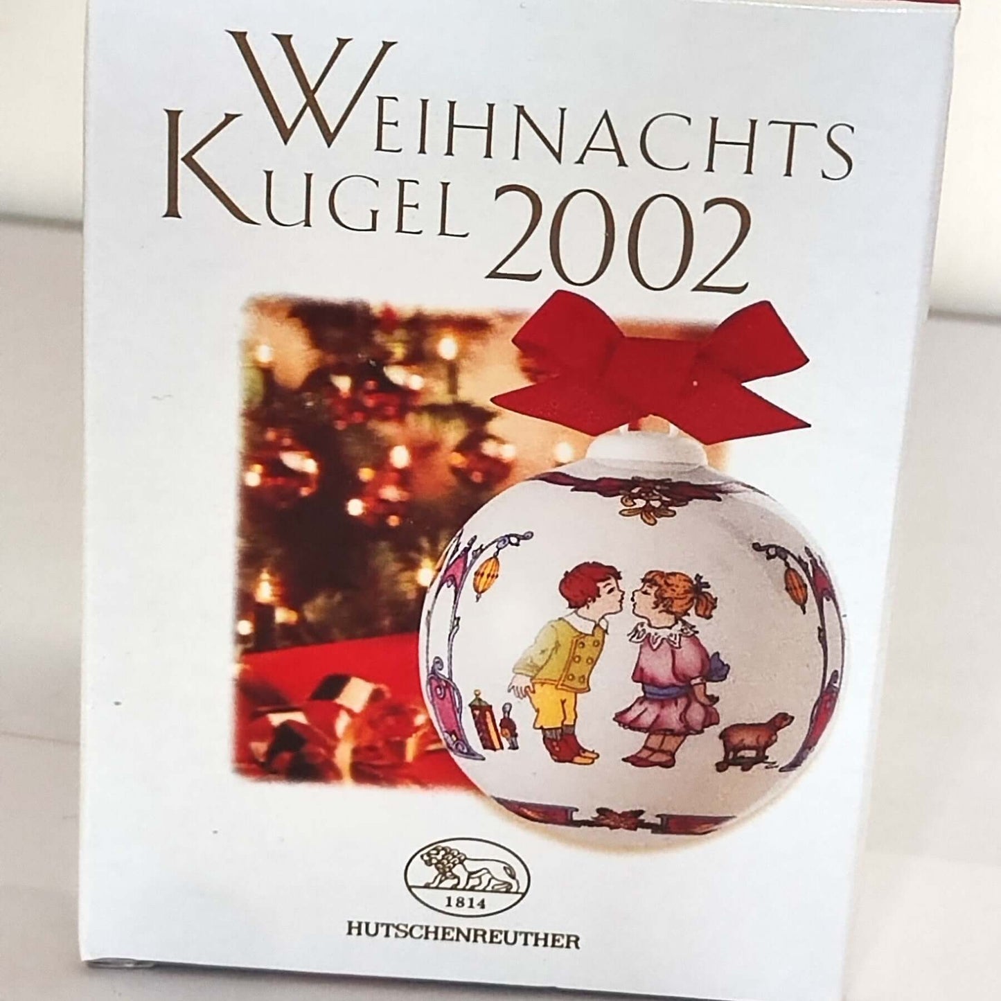 Hutschenreuther Weihnachtskugel 2002 - Limitierte Auflage - Kochschein