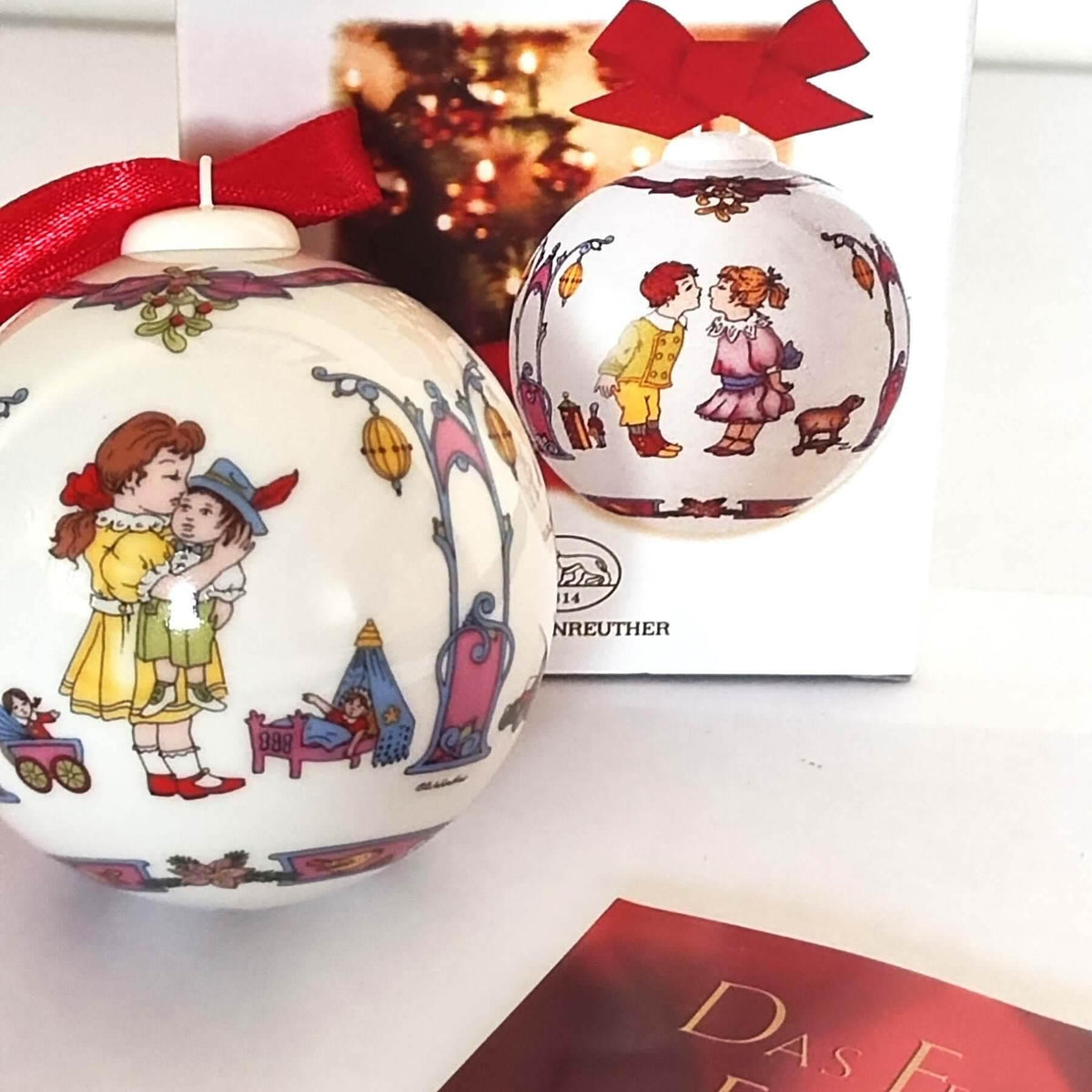 Exklusive Hutschenreuther Weihnachtskugel 2002