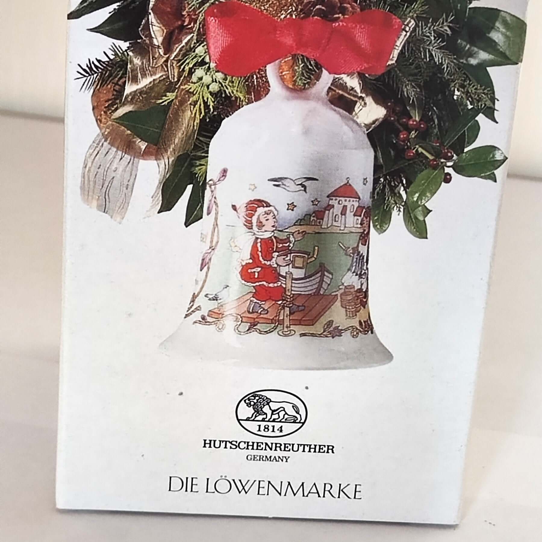 Hutschenreuther Weihnachtsglocke 94 - Limitierte Kollektion - Kochschein