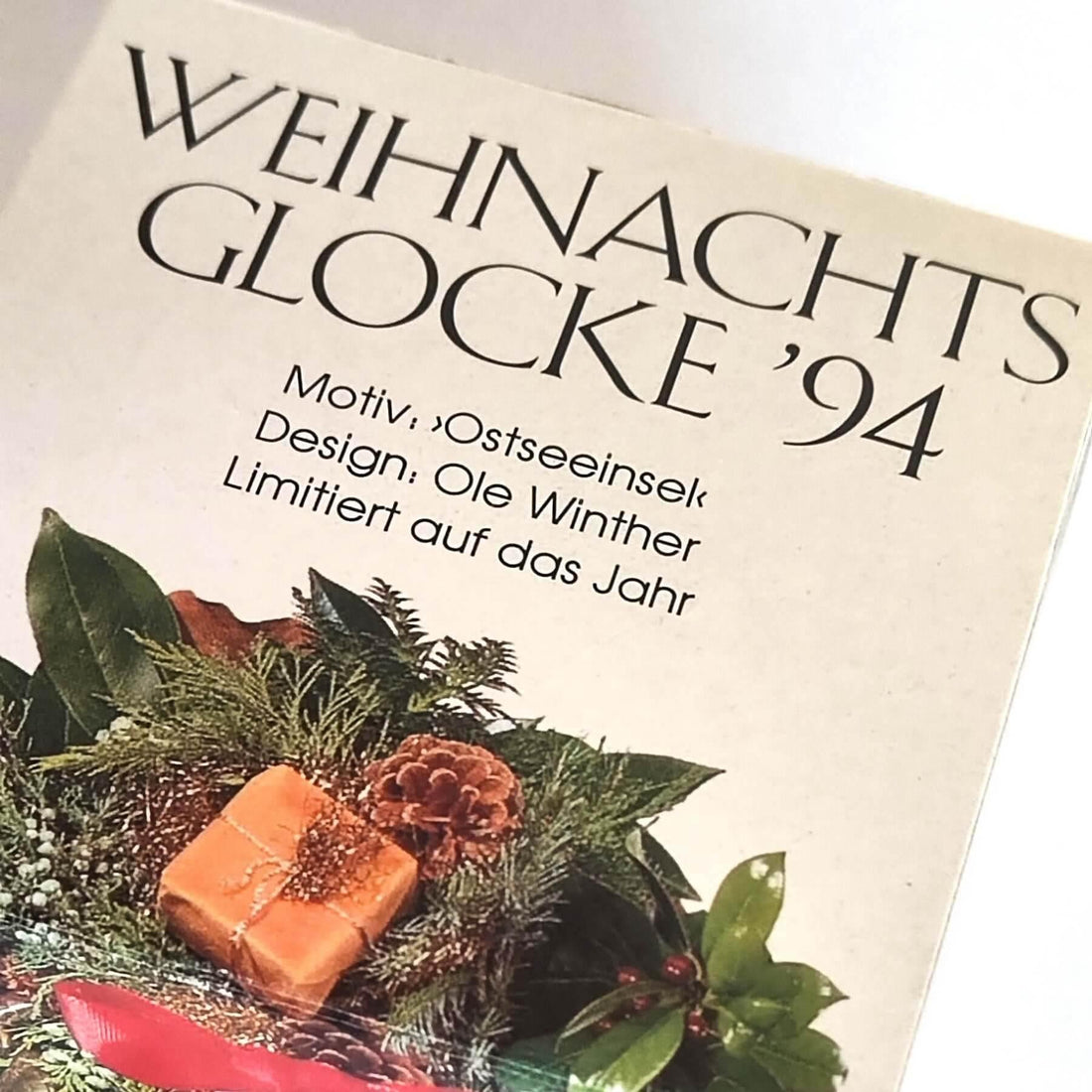 Hutschenreuther Weihnachtsglocke 1994 - Limitierte Auflage - Kochschein