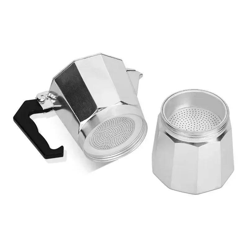 Italienischer Espressokocher aus Aluminium (6 Größen) - Kochschein