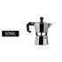 Italienischer Espressokocher aus Aluminium (6 Größen) - 50ml - Kochschein