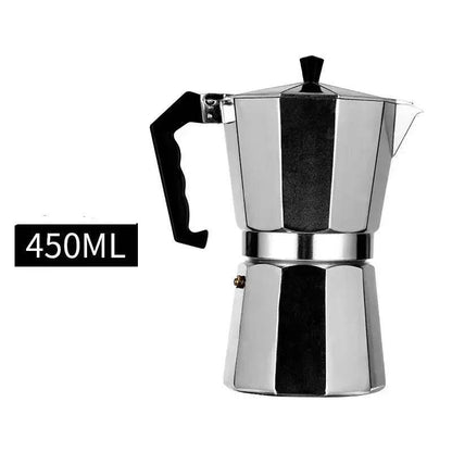 Italienischer Espressokocher aus Aluminium (6 Größen) - 450ml - Kochschein