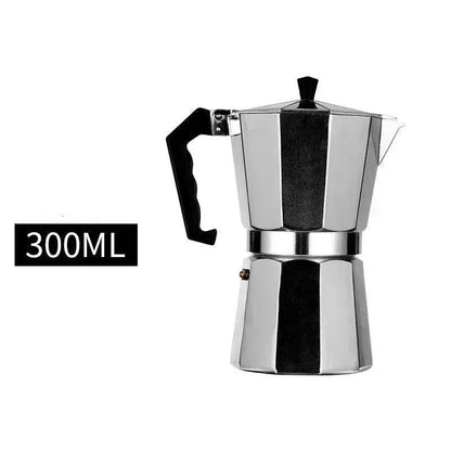 Italienischer Espressokocher aus Aluminium (6 Größen) - 300ml - Kochschein
