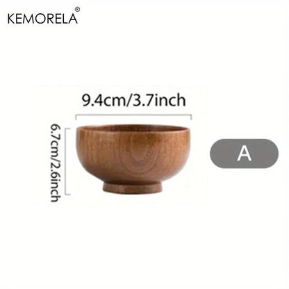 KEMORELA Schale - Bowl aus Holz für Salat &amp; Obst (6 Größen) - Kochschein