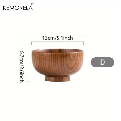 KEMORELA Schale - Bowl aus Holz für Salat &amp; Obst (6 Größen) - Kochschein