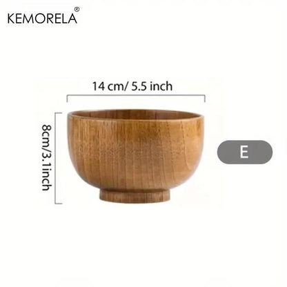 KEMORELA Schale - Bowl aus Holz für Salat &amp; Obst (6 Größen) - Kochschein