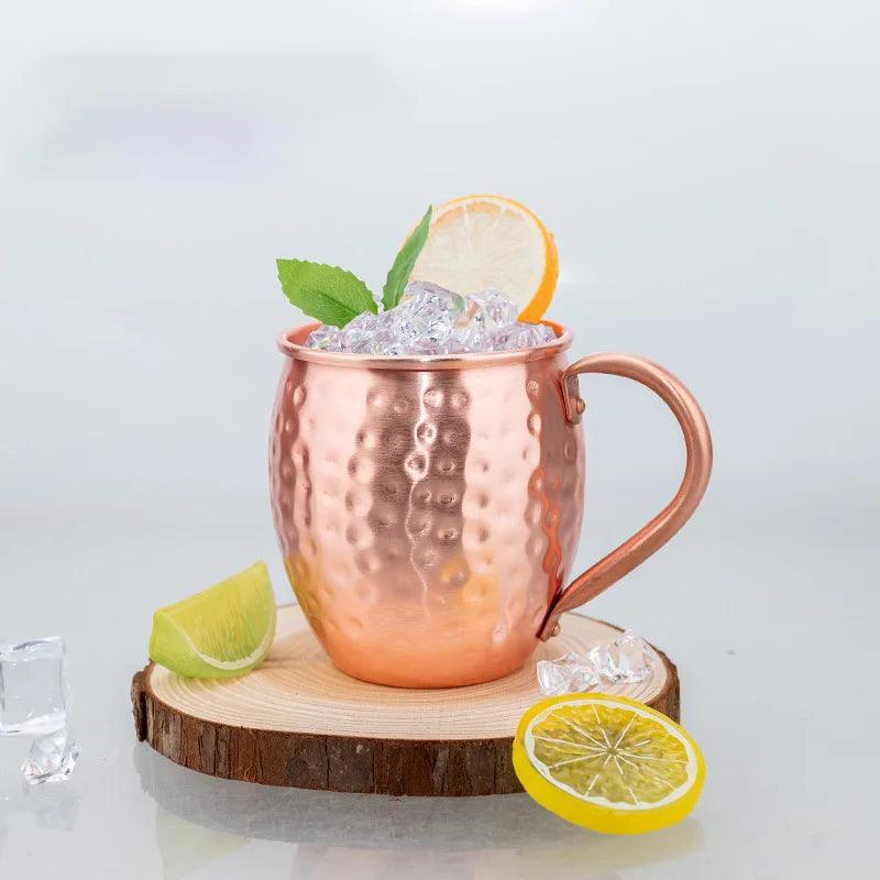 Bauchiger Kupferbecher - Moscow Mule Tasse - 350ml (Sets) - Kochschein