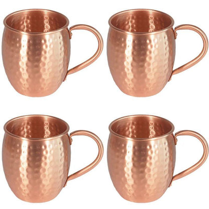 Bauchiger Kupferbecher - Moscow Mule Tasse - 350ml (Sets) - Kochschein