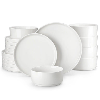 Elegantes MALACASA Porzellan Geschirrset (2 Varianten und verschiedene Sets) - Kochschein