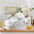 Elegantes MALACASA Porzellan Geschirrset (2 Varianten und verschiedene Sets) - Kochschein