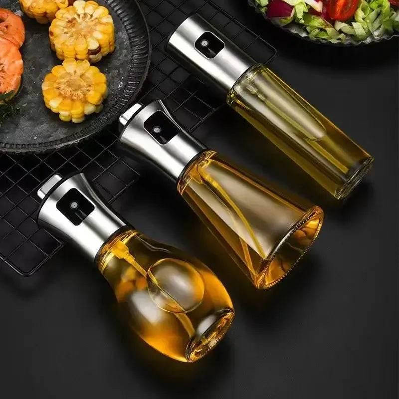 Öl Sprühflasche aus Glas - Küche BBQ Heißluftfriteuse (2 Designs verfügbar) - Kochschein