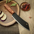 Premium Sapeli Edelstahl Küchenmesser 20 cm - Scharf und Langlebig - Kochschein