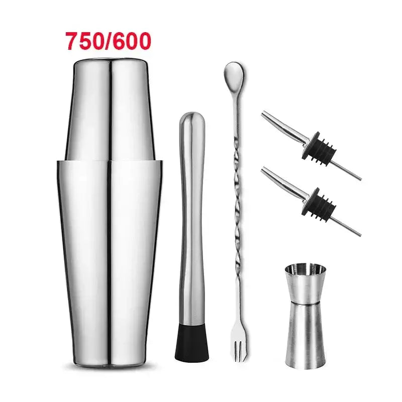 UPORS Edelstahl Cocktailshaker 550/750ml (versch. Sets) ab €27.90