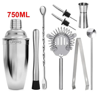 UPORS Edelstahl Cocktailshaker 550/750ml (versch. Sets) ab €34.90